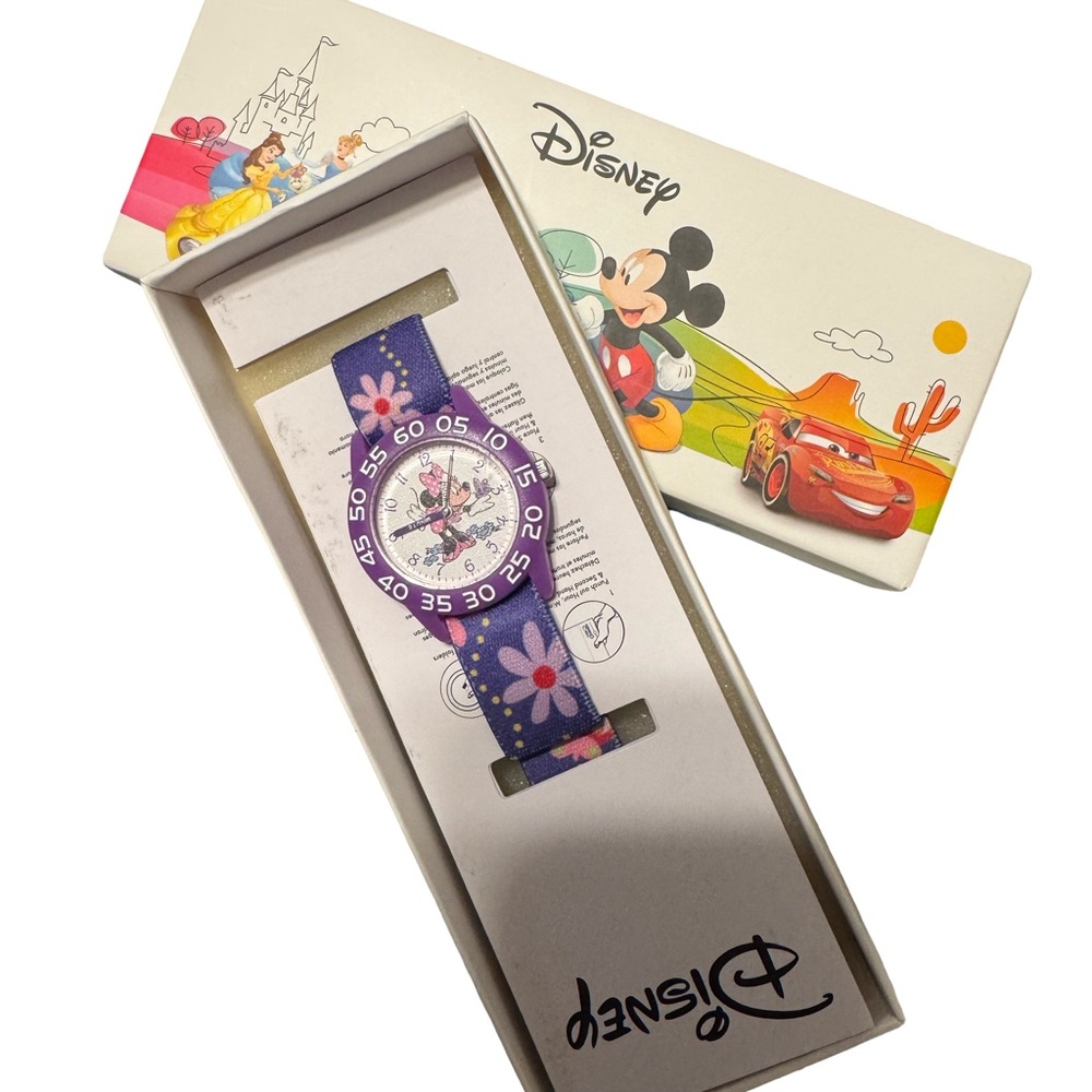 New Disney Minnie Mouse Time Teacher Watch - Picture 2 of 3